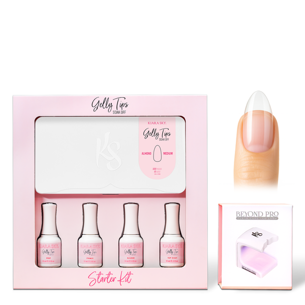 Almond Medium | Gelly Tips Kit | Kiara Sky
