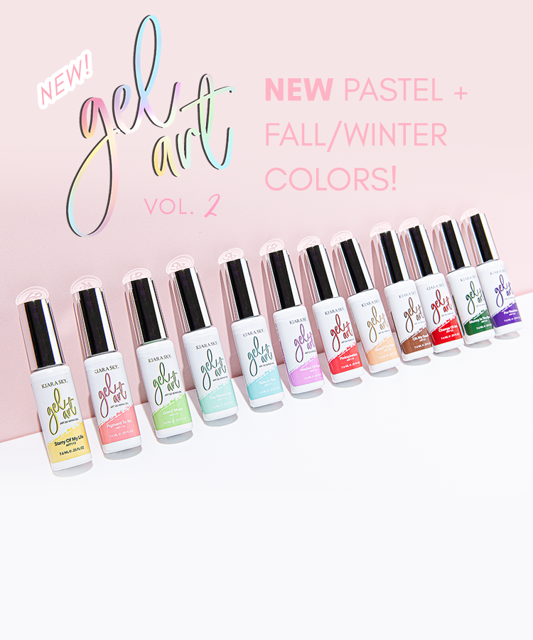 Kiara Sky Gel Art Vol 2 new pastel + fall/winter colors