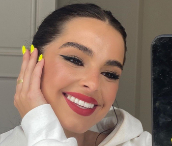 Celebrity nails Addison Rae wearing Kiara Sky Nails