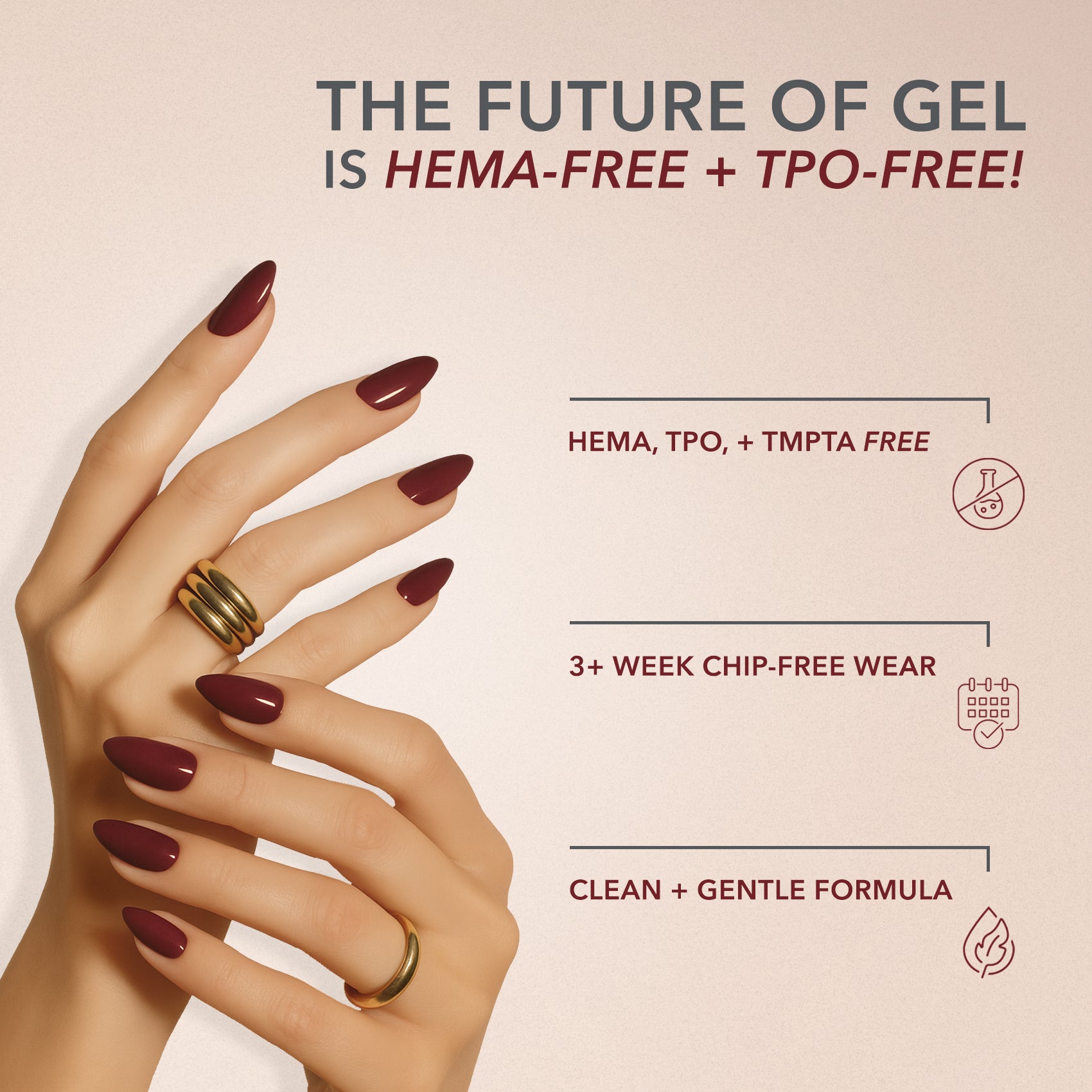 Kiara Sky Gel Polish is Hema-Free and TPO-Free