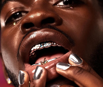 Celebrity nails Lil Nas X wearing Kiara Sky Nails