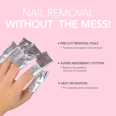 Nail Removal Foils - 200 pcs