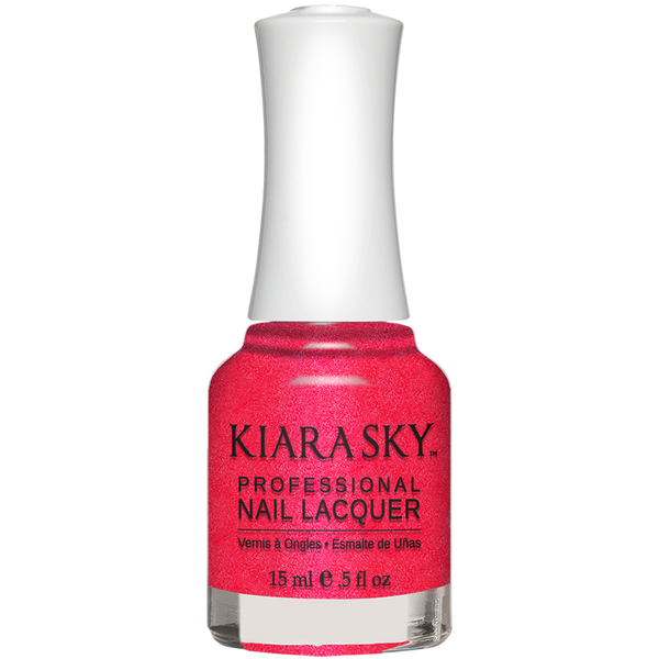 Pink Up The Pace | Hot Pink Nail Lacquer | Kiara Sky