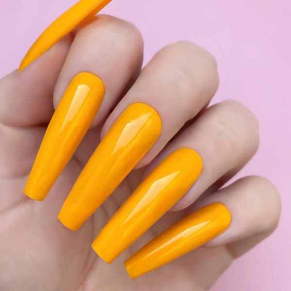 Golden Hour | Kiara Sky Nails | Marigold Yellow Acrylic Dip Powder