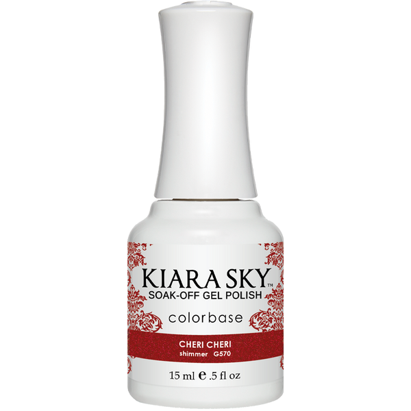 Cheri Cheri Crimson Red Gel Nail Polish Kiara Sky