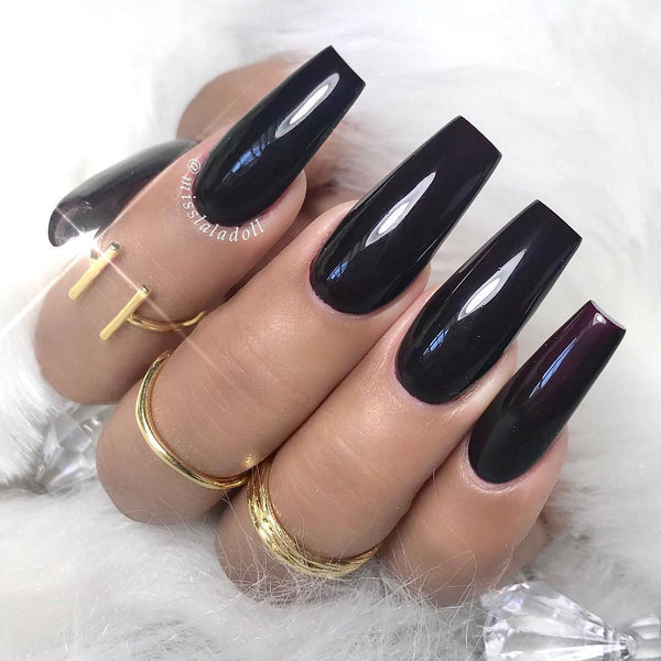 dark nail polish