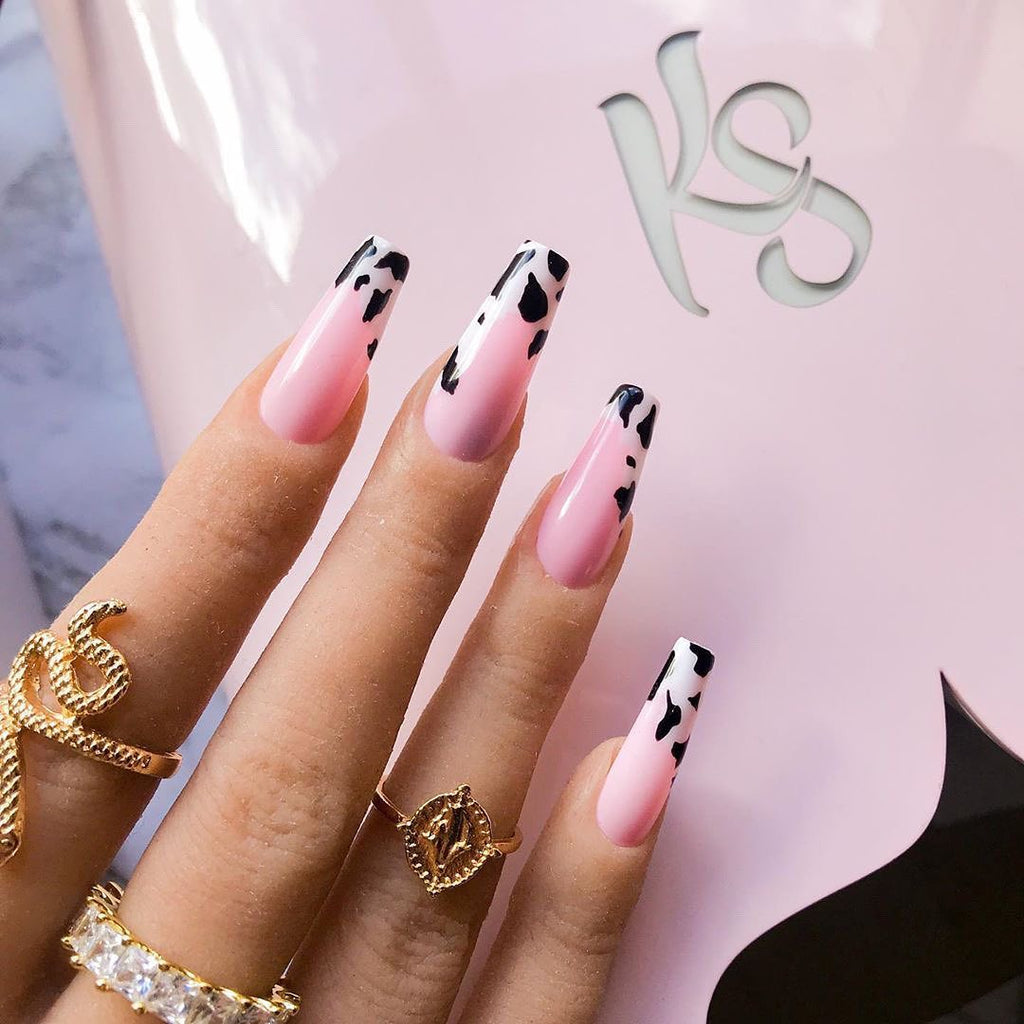 Cow Print Nails - Works By Pro Nail Artists | Cow Nails