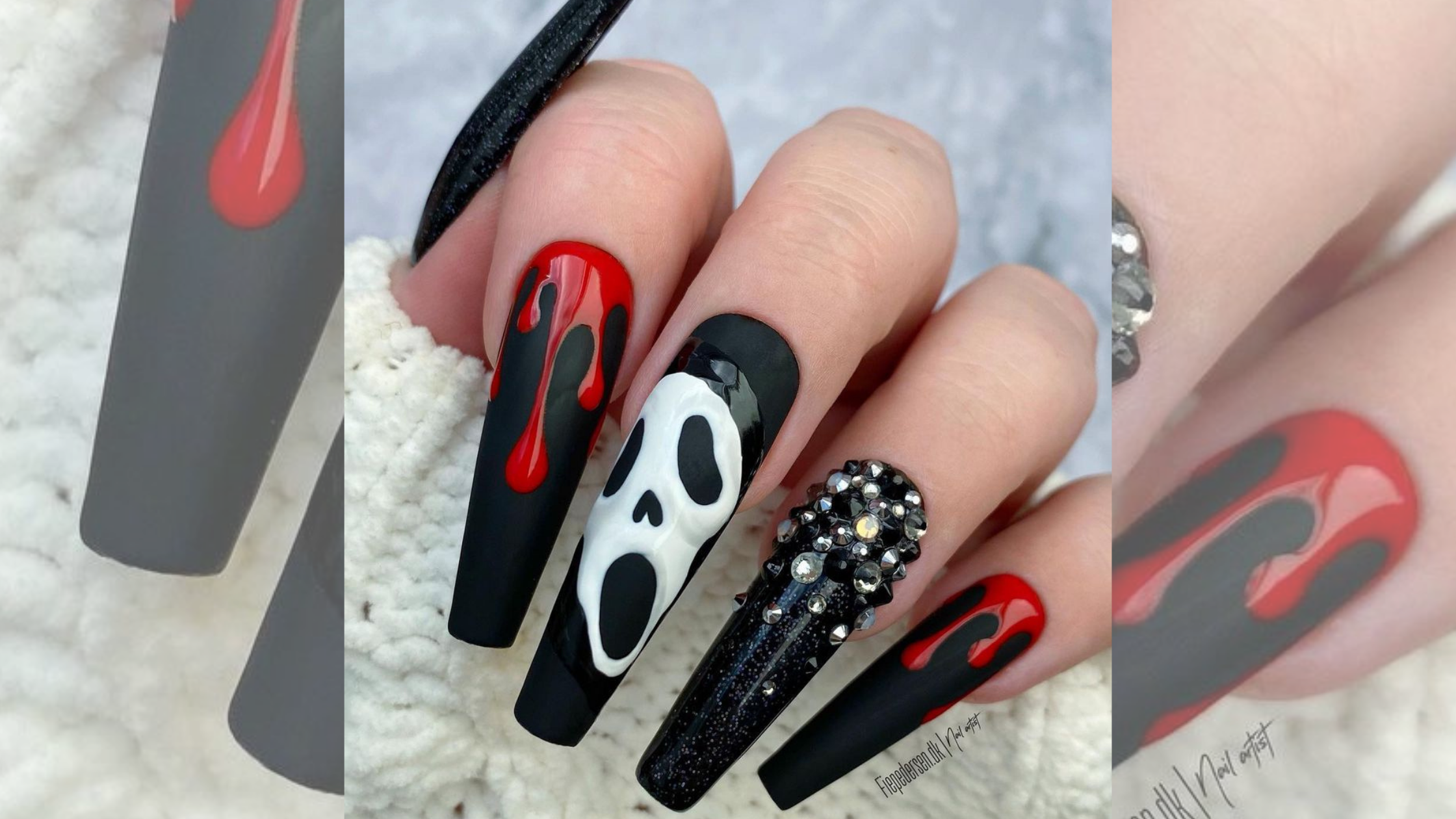 Halloween nail art