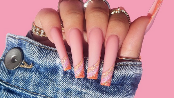 pastel nail design