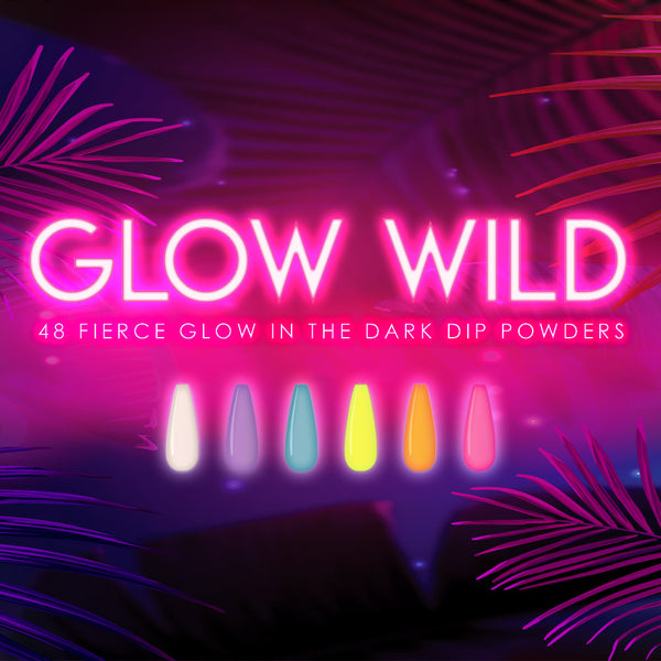  Glow in the Dark Acrylic Powder, Dipping & Acrylic Powder for  Nails, Premium Nail Acrylic Powder w/ 12 Glow Effect Colors, For Flawless Acrylic  Nail Enhancements, DPGW-9, 2 oz - Joya