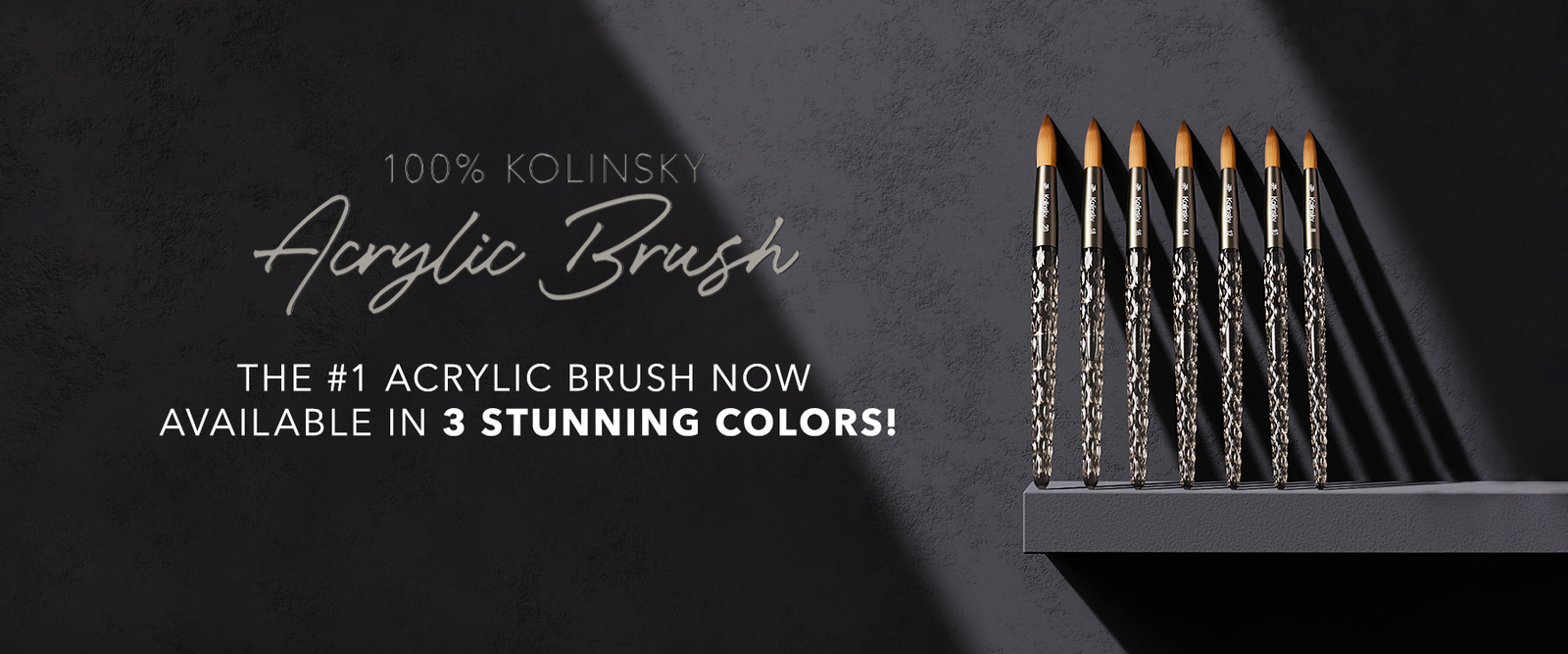 100% Kolinsky Acrylic Nail Brushes