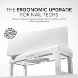 Nail Arm Rest - White