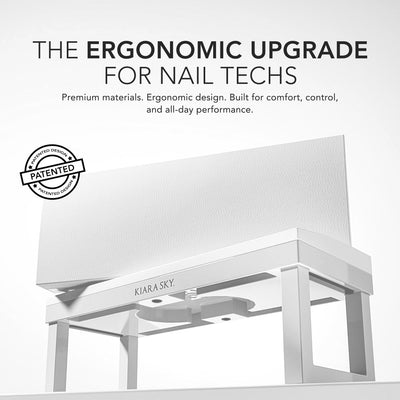 Nail Arm Rest - White