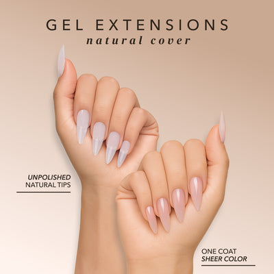 Stiletto XL | Natural Gel Extensions