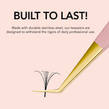 45° Angle Fiber Grip Tweezer