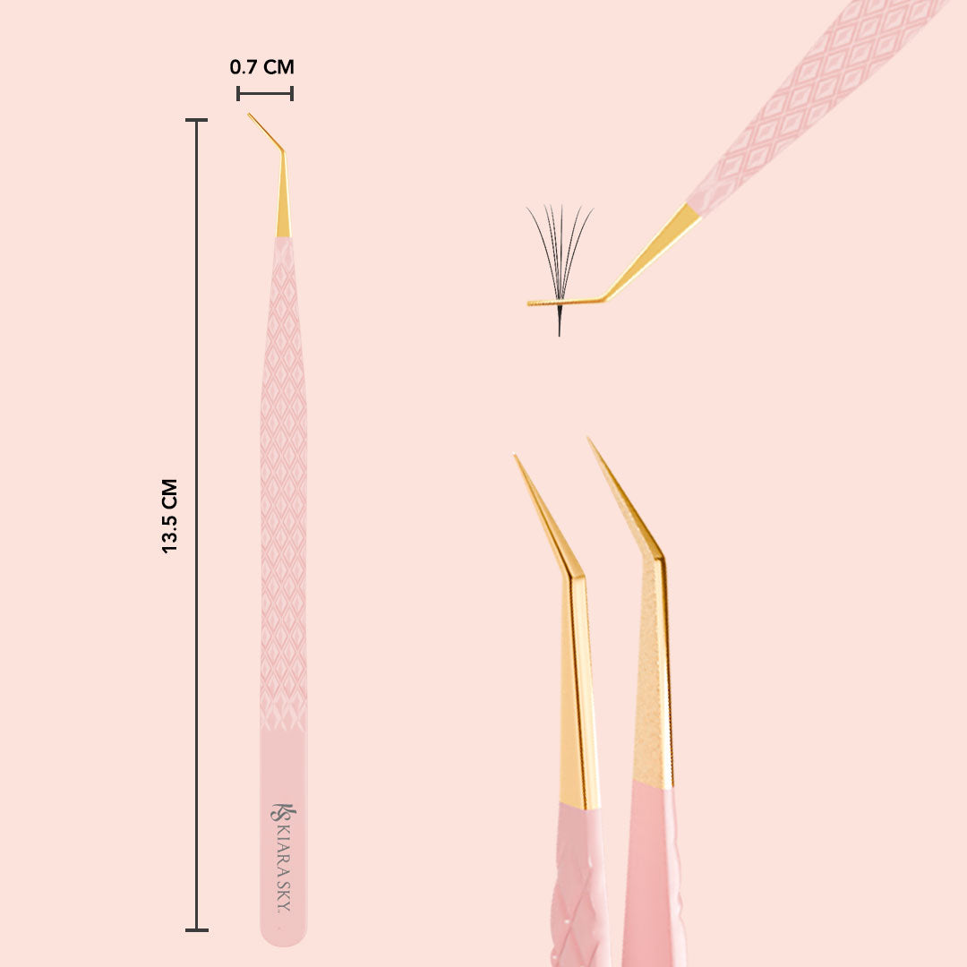 Long 45° Angle Tweezer