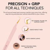 90° Angle Fiber Grip Tweezer