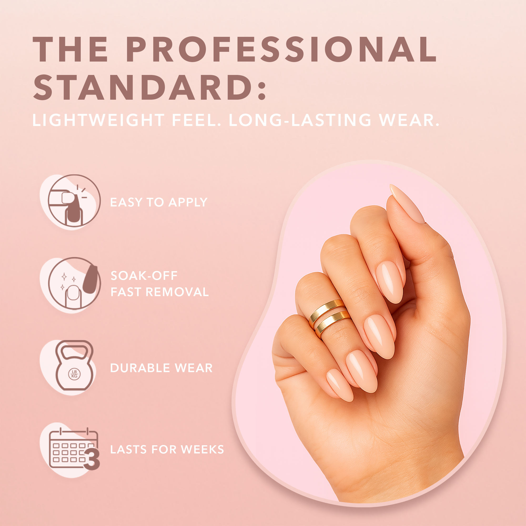 GELLY TIPS STARTER KIT - Almond Short