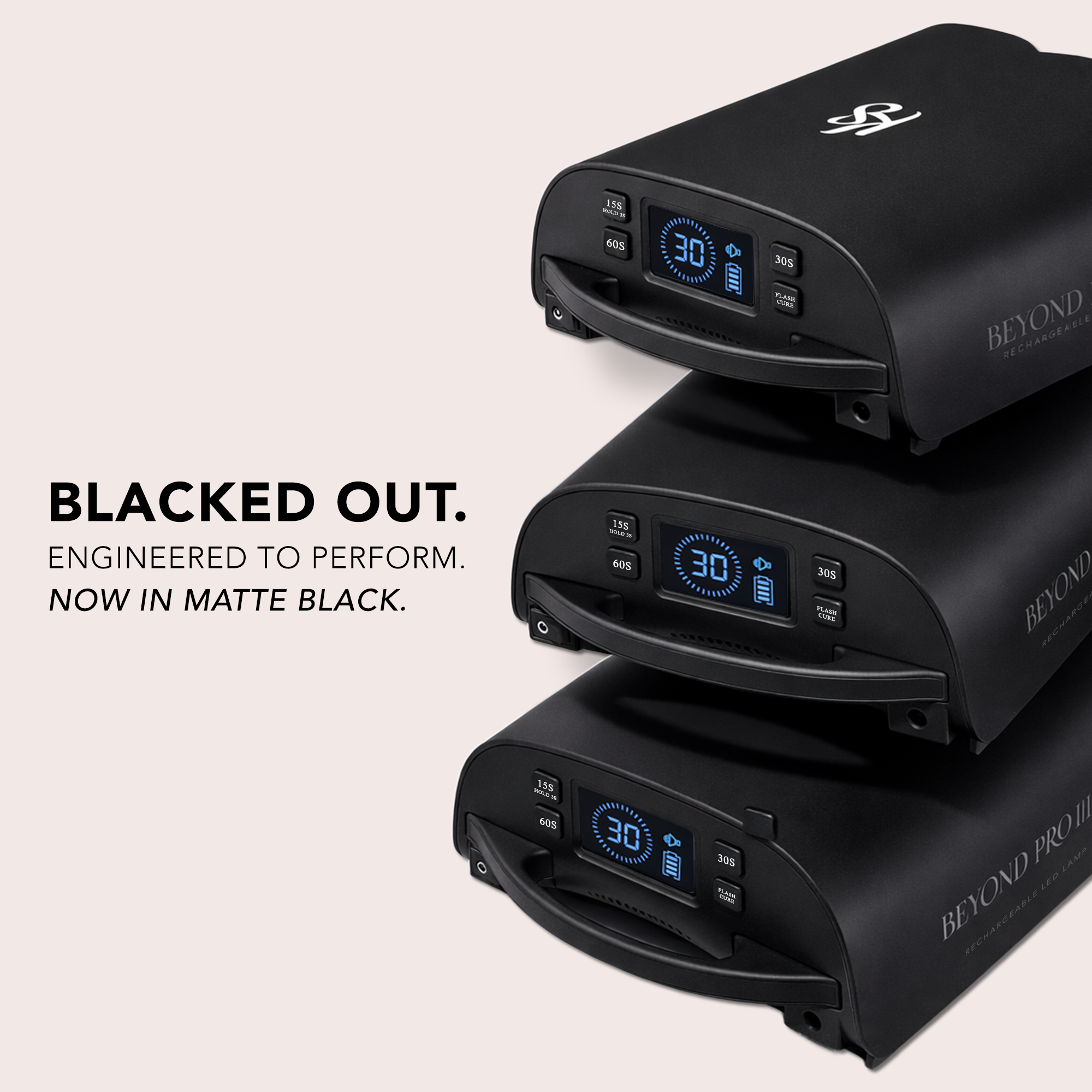 Beyond Pro Rechargeable LED Lamp III - Black