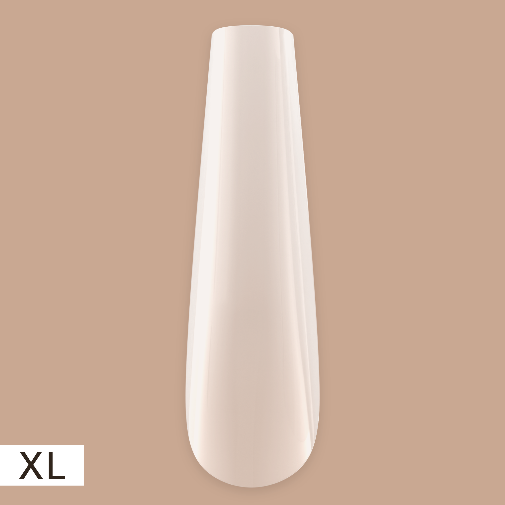 Coffin Gel Nail Extensions – XL Natural Soft Gel Tips | Kiara Sky