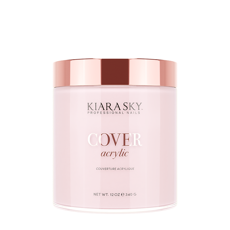 Hint of Pink acrylic powder in jar