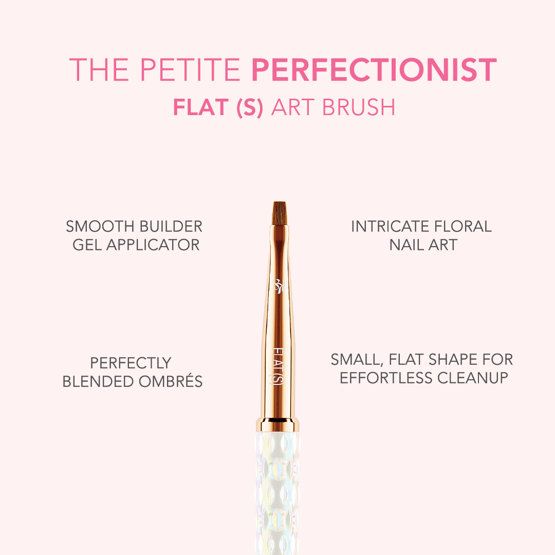 Nail Art Brush - S Flat