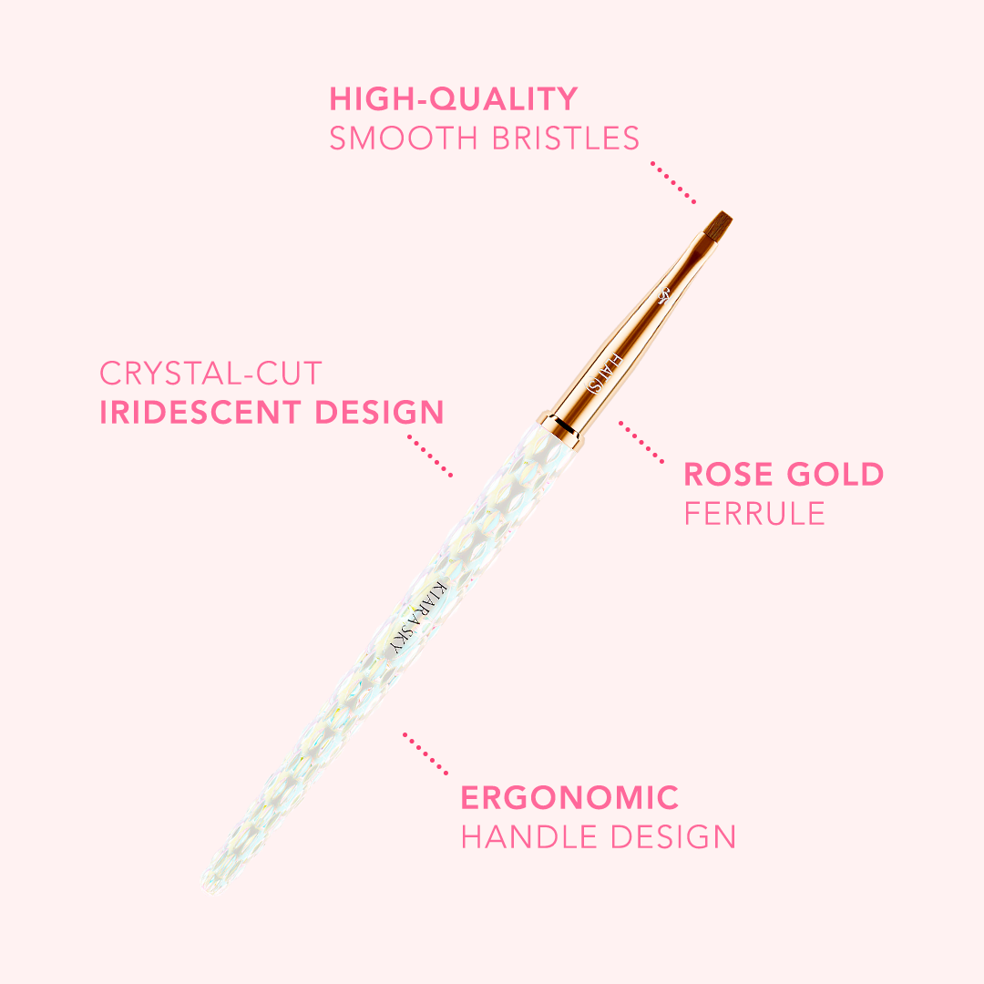 Nail Art Brush - S Flat