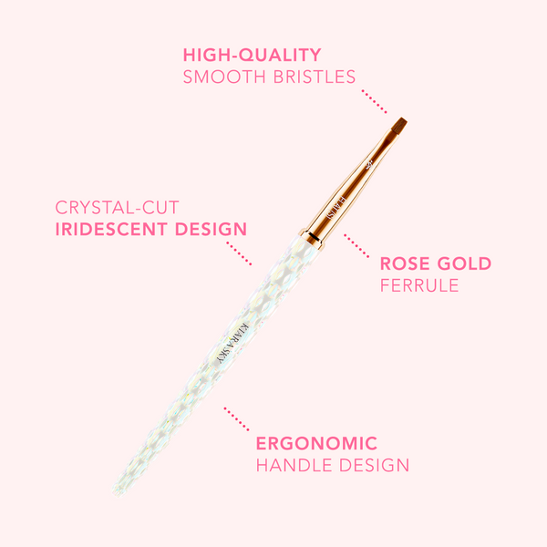 Nail Art Brush - S Flat