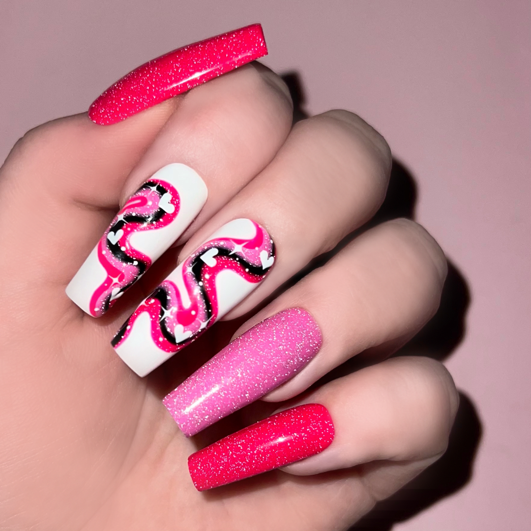 Hot Tropic | DiamondFX Glitter Gel Polish | Kiara Sky