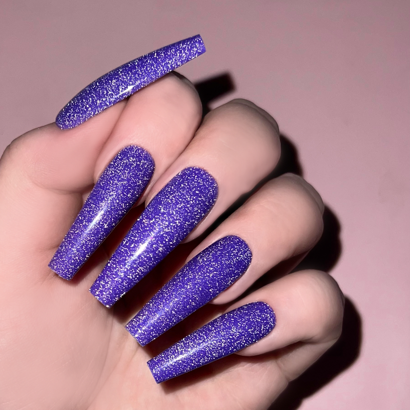 Violet Outburst | DiamondFX Glitter Gel Polish | Kiara Sky
