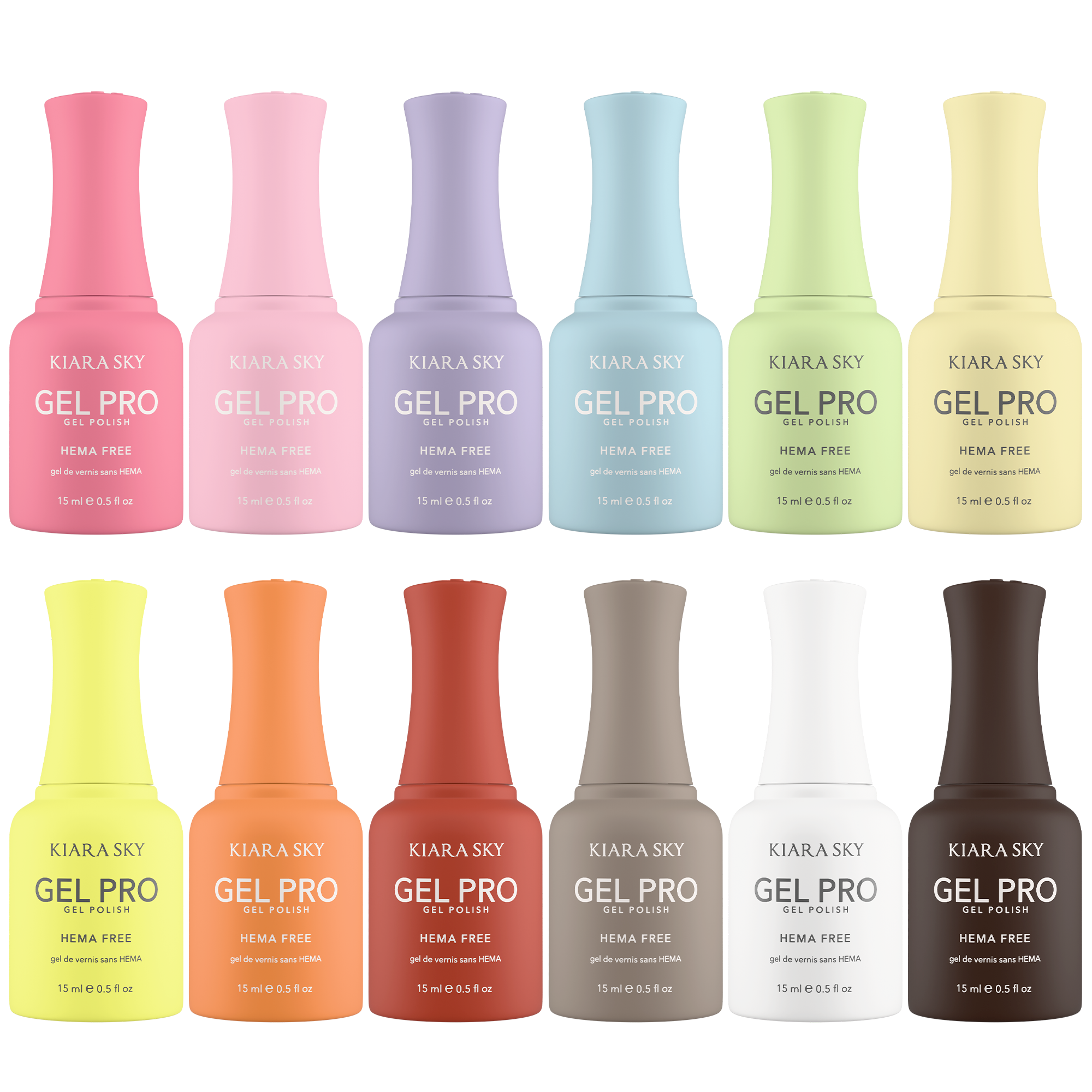 Kiara Sky Gel Pro Color Spectrum Edit included shades