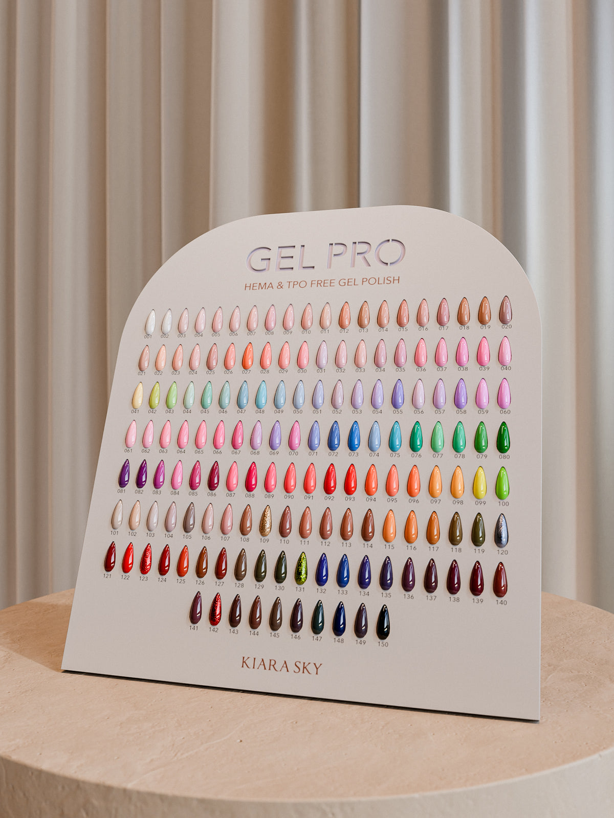 Gel PRO Nail Swatch Display