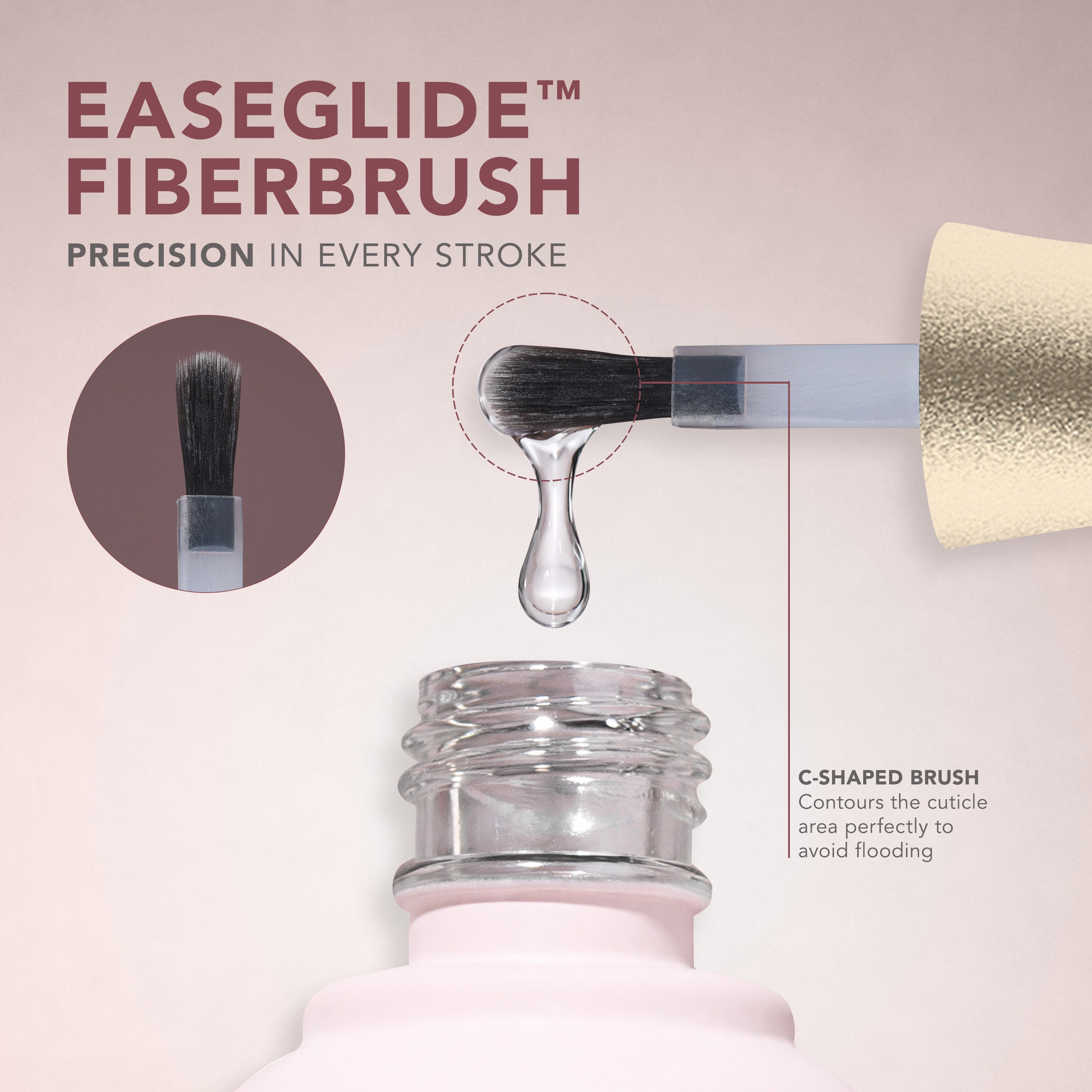 Kiara Sky Gel Pro Essentials have Easeglide Fiberbrush