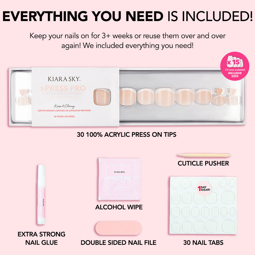 Keep It Classy - Toe Press Ons