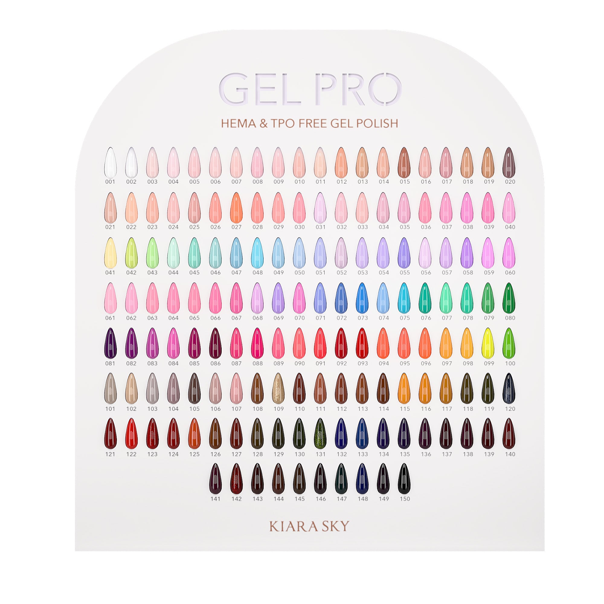 Gel PRO Nail Swatch Display 4