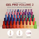 Gel PRO Volume 2 | 50 HEMA-Free Gel Colors