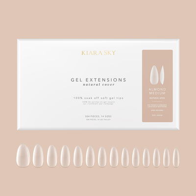 Almond Medium | Natural Gel Extensions