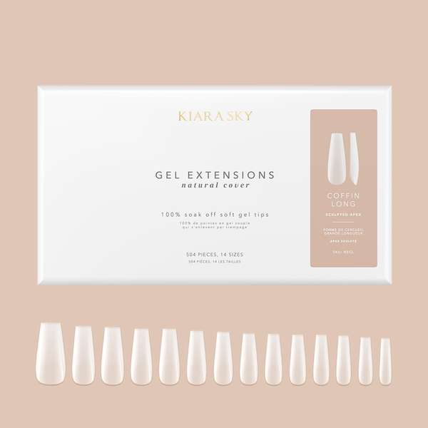 Coffin Long | Natural Gel Extensions