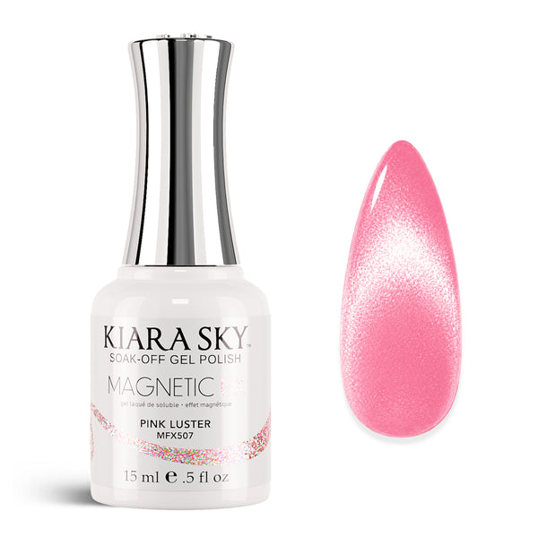 Kiara Sky MagneticFx Pink Luster Gel Polish