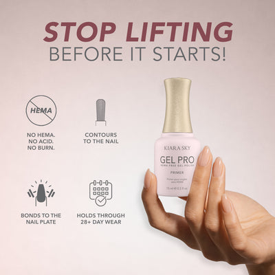 Kiara Sky Gel Pro Primer - Stop lifting before it starts