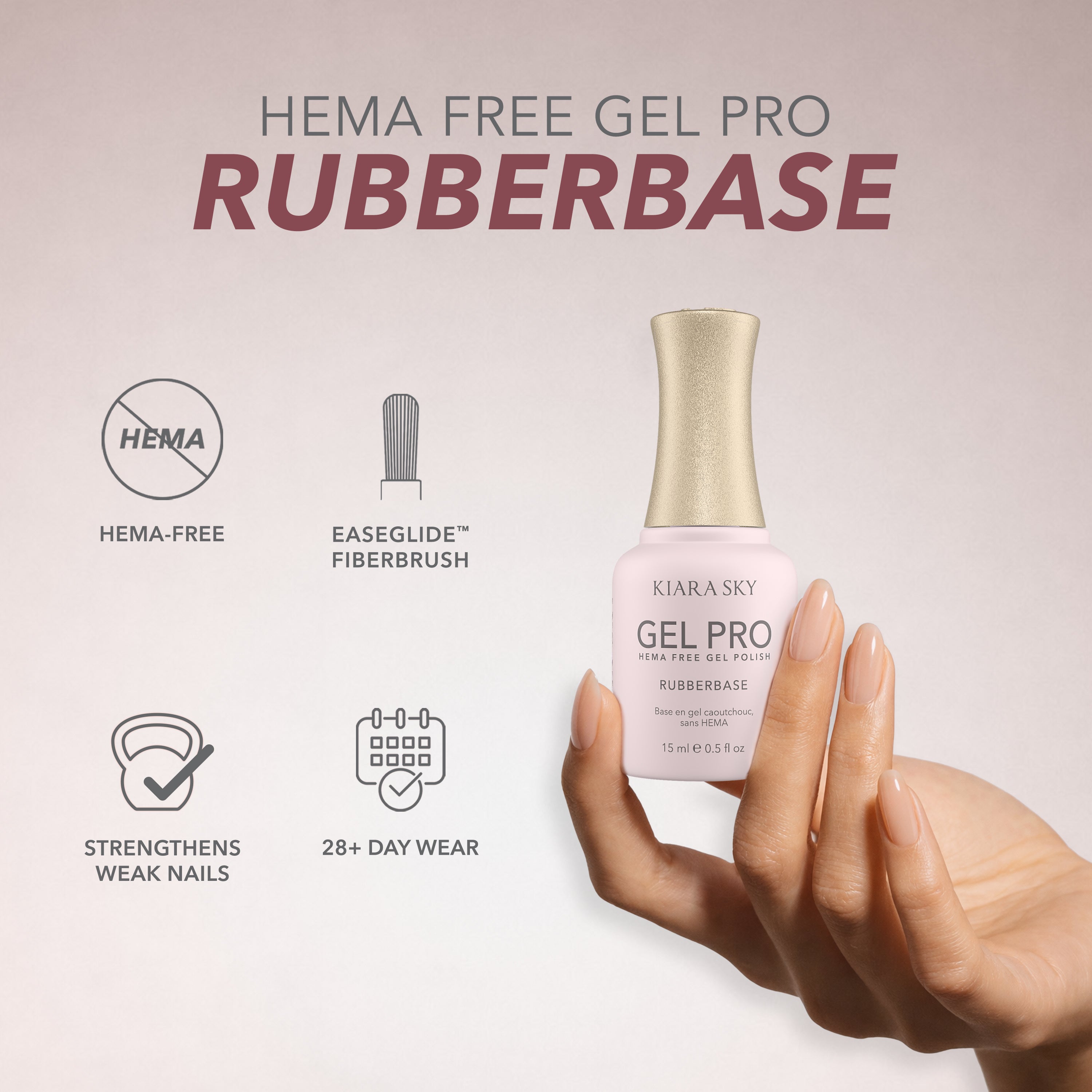 Kiara Sky Gel Pro Rubberbase features