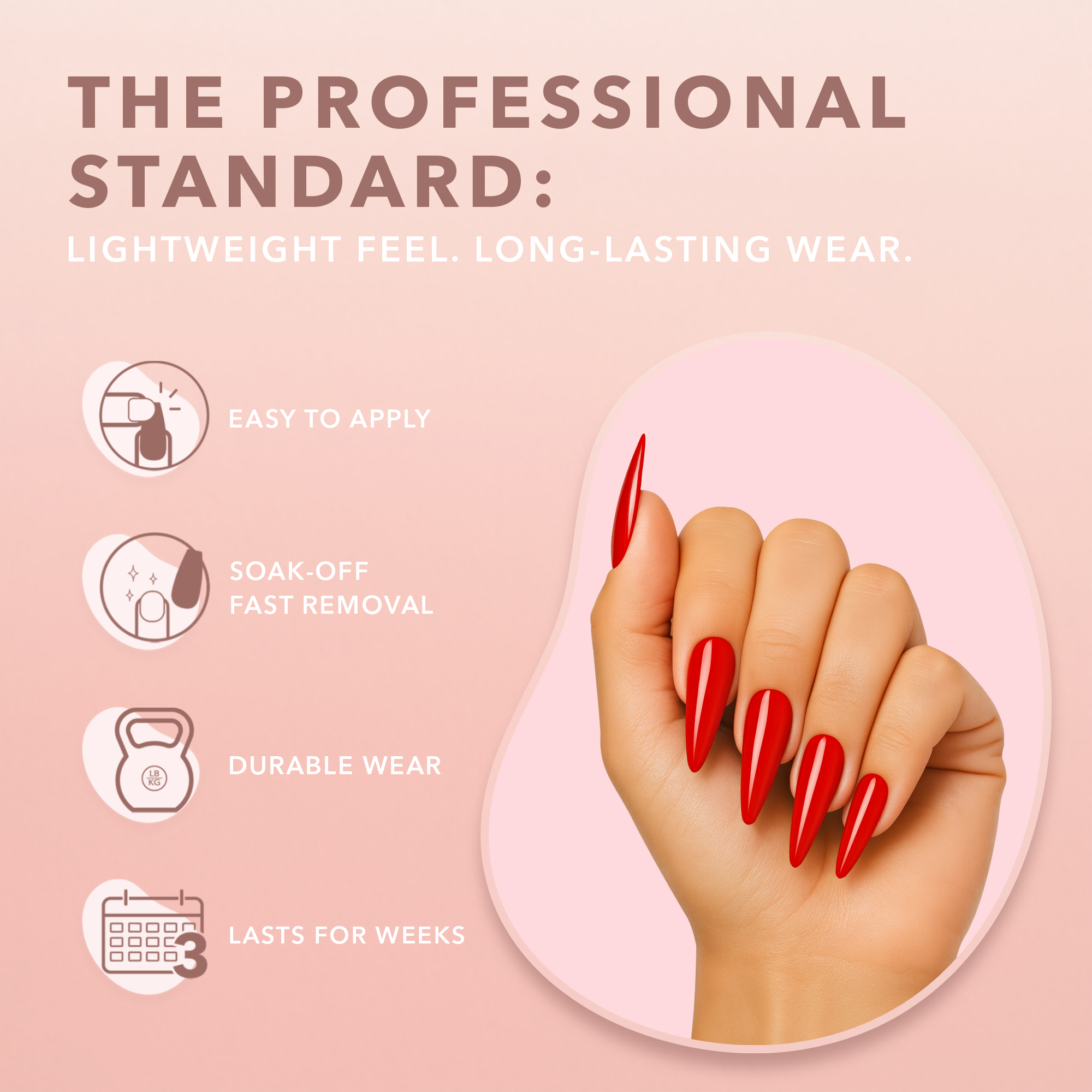 GELLY TIPS STARTER KIT - Stiletto Medium