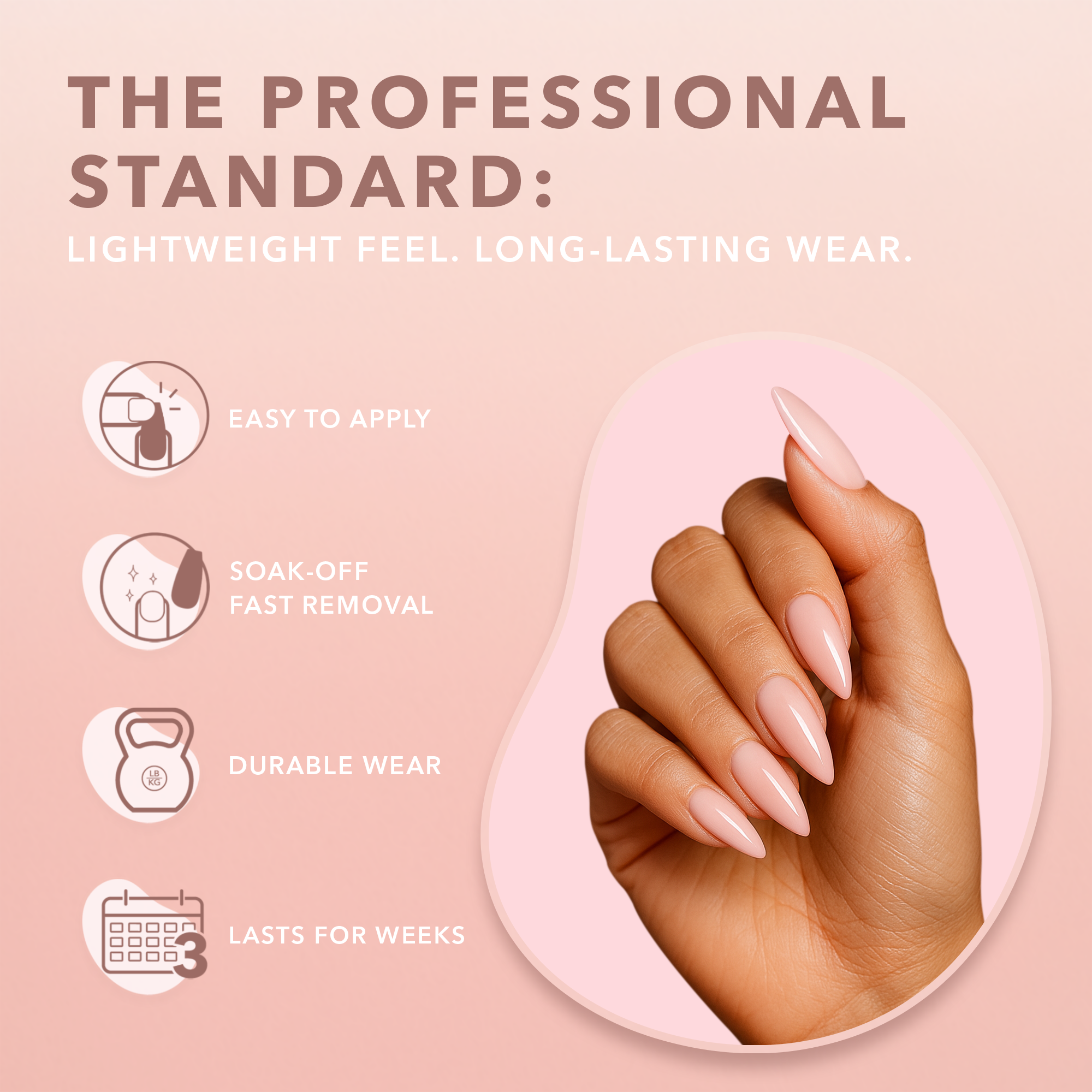 GELLY TIPS STARTER KIT - Stiletto Short