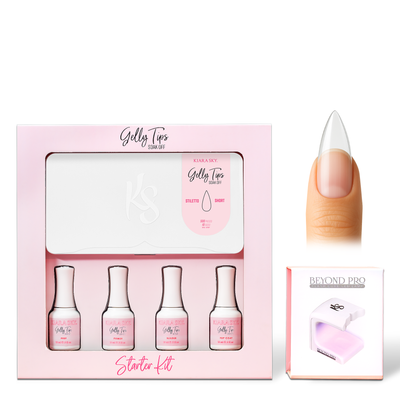 GELLY TIPS STARTER KIT - Stiletto Short