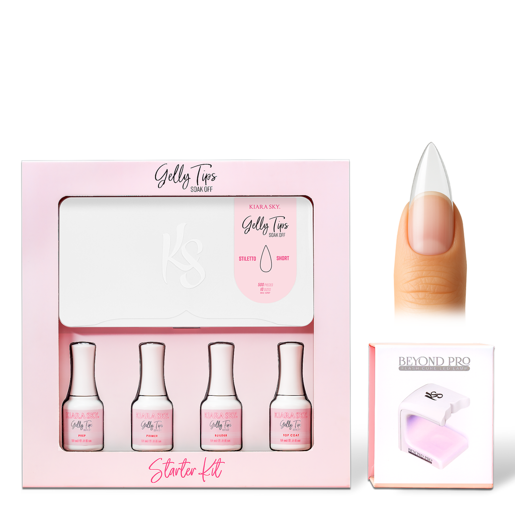 Stiletto Short | Gelly Tips Kit | Kiara Sky