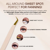 Thin Boot Tweezer Fiber Grip - Tan