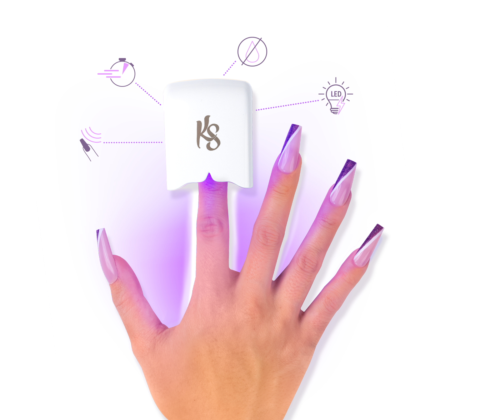 Beyond Pro Flash Cure LED Nail Lamp | Kiara Sky