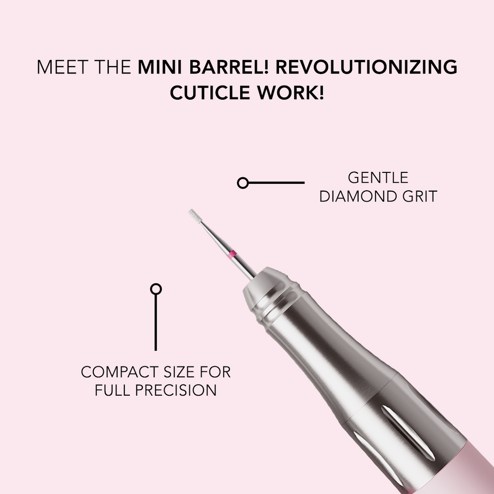 Mini Barrel Diamond Medium | Cuticle Drill Bit | Kiara Sky