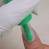 Kiara Sky Gel Pro HFG079 So Inspire-green applied to nail