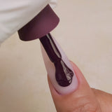 Kiara Sky Gel Pro HFG141 Wine and Only applied to nail